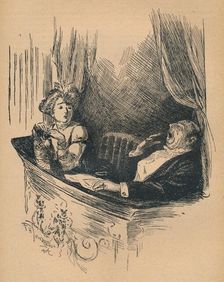 True Appreciation, overheard at the Theatre 1904. Artist: Frederick Henry Townsend