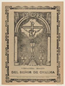 True Image of the Lord of Chalma, Christ crucified, ca. 1903., ca. 1903. Creator: José Guadalupe Posada
