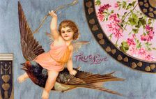 True Love American Valentine card, 1908. Artist: Anon