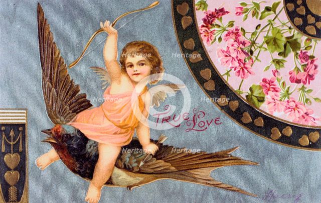 'True Love', American Valentine card, 1908. Artist: Anon