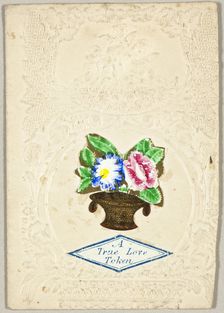 True Love Token (Valentine), 1850/59. Creator: John Windsor
