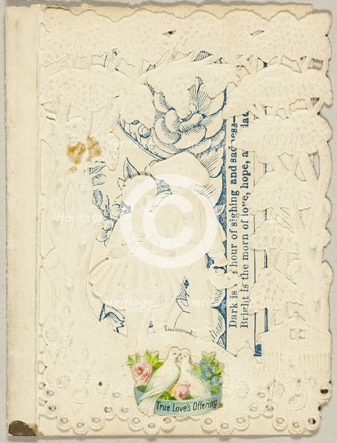 True Loves Offering (Valentine), 1850/59. Creator: Unknown.