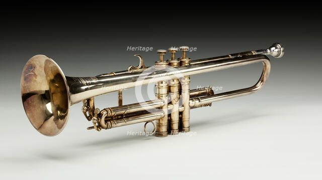 Trumpet owned by Louis Armstrong, 1946. Creators: Henri Selmer Paris, Vincent Bach Corporation.