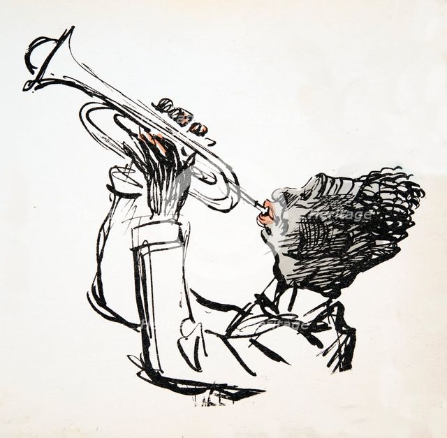 Trumpet Player, from 'White Bottoms' pub. 1927.