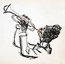 Trumpet Player, from White Bottoms pub. 1927