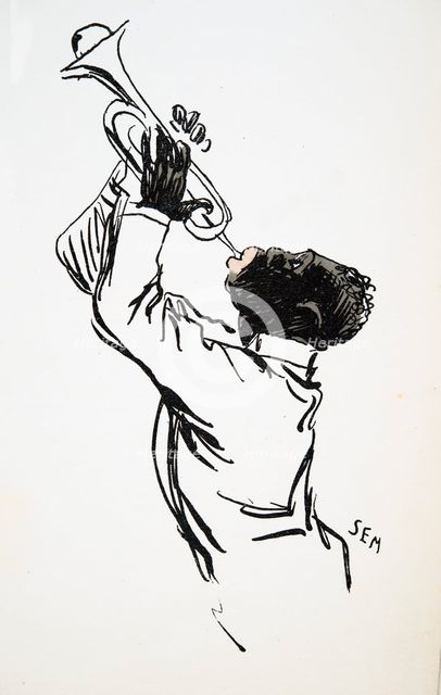 Trumpet Player, from 'White Bottoms' pub. 1927.