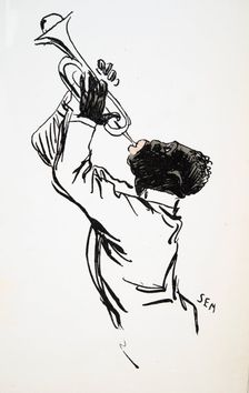 Trumpet Player, from White Bottoms pub. 1927
