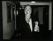 Trumpeter Buddy Childers at the Royal Albert Hall, London, 28 May 1992. Creator: Denis Williams