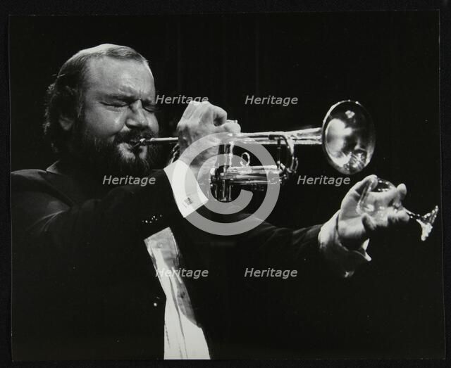 Trumpeter Keith Smith, Stevenage, Hertfordshire, 1984. Artist: Denis Williams