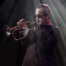 Trumpeter Walt Fowler, 2017. Artist: Alan John Ainsworth
