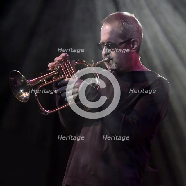 Trumpeter Walt Fowler, 2017. Artist: Alan John Ainsworth.