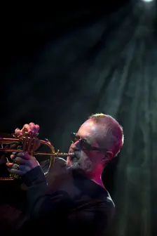 Trumpeter Walt Fowler, 2017. Artist: Alan John Ainsworth