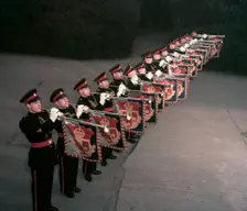 Trumpeters of the Royal Military School of Music, 1952. Creator: Arthur Charles Kirby Ware