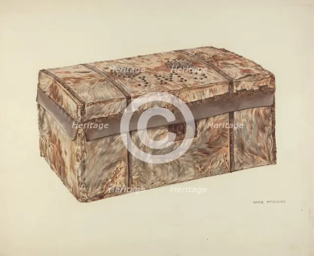 Trunk, 1940. Creator: Orrie McCombs.