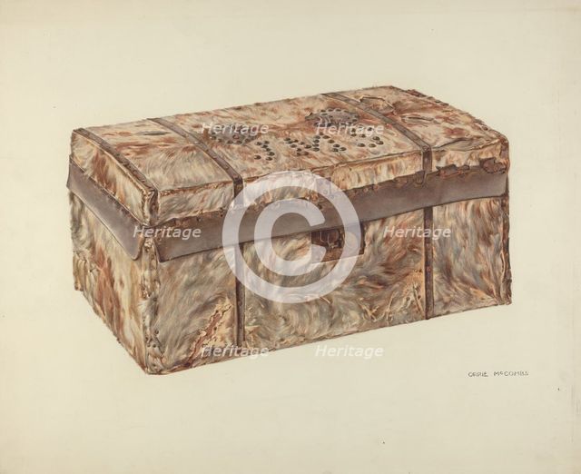 Trunk, 1940. Creator: Orrie McCombs.