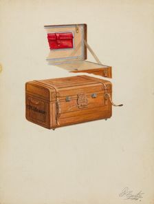 Trunk, c. 1936. Creator: Ferdinand Cartier