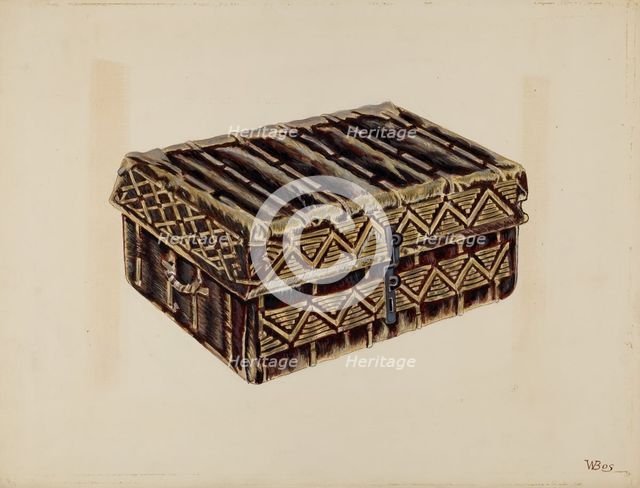 Trunk, c. 1937. Creator: William Bos.