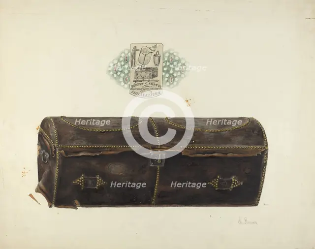 Trunk, c. 1938. Creator: Charles Bowman.
