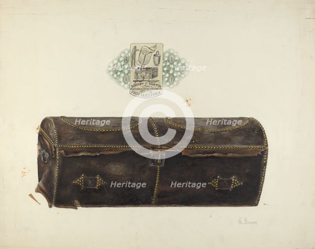 Trunk, c. 1938. Creator: Charles Bowman.