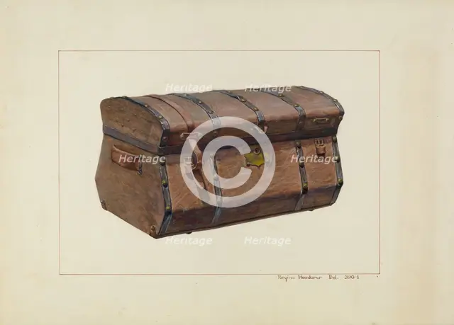 Trunk, c. 1938. Creator: Regina Henderer.