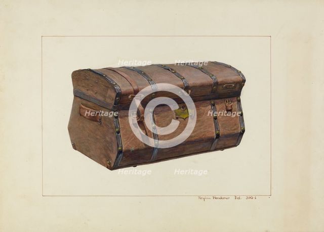 Trunk, c. 1938. Creator: Regina Henderer.