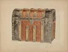Trunk, c. 1940. Creator: Georgine E. Mason