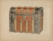 Trunk, c. 1940. Creator: Georgine E. Mason