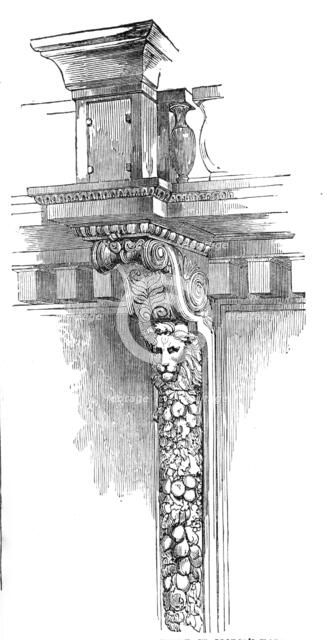 Truss Supporting the Gallery, St. George's Hall, Liverpool, 1854. Creator: Unknown.