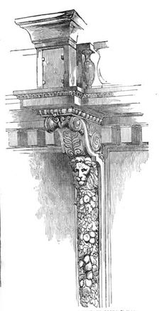 Truss Supporting the Gallery, St. George's Hall, Liverpool, 1854. Creator: Unknown