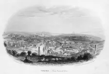 Truro, from Trennick Lane 1860. Creator: Unknown