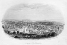 Truro, from Trennick Lane 1860. Creator: Unknown