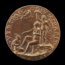 Truth Crowned by Victory [reverse]. Creator: Leone Leoni