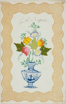 Truth and Affection (valentine), c. 1850. Creator: Unknown