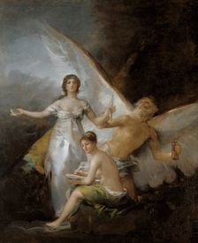 Truth, Time and History, late 18th-early 19th century. Creator: Francisco Goya
