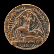 Truth Unveiling Herself [reverse], probably 1540/1554. Creator: Pastorino Pastorini