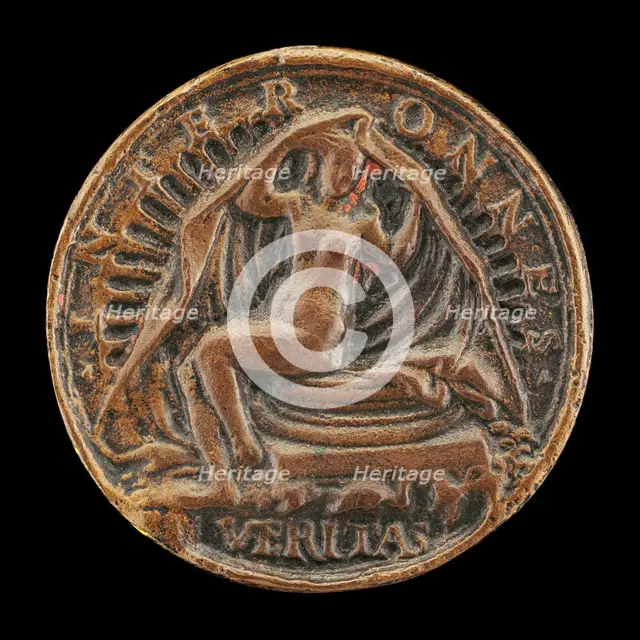 Truth Unveiling Herself [reverse], probably 1540/1554. Creator: Pastorino Pastorini.