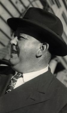 Trygve Lie, General Secretary of UN, Stockholm, Sweden, 10 August 1949. Creator: Unknown
