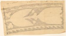 Tracing of a Border Design, 1890/1897. Creator: Charles Sprague Pearce
