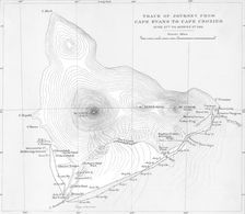 Track of Journey from Cape Evans to Cape Crozier - June 27th to August 1st 1911 (1913)