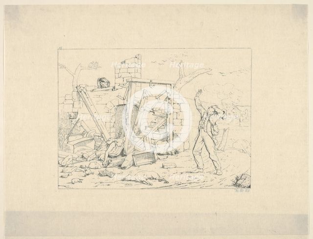 Tracks of the Armies (from Confederate War Etchings), 1861-63. Creator: Adalbert John Volck.