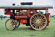 Traction engine, Appleford, Berkshire, 1965. Creator: Tony Evans