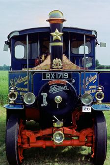 Traction engine, Appleford, Berkshire, 1965. Creator: Tony Evans
