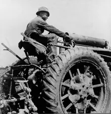 Tractor driver, Aldridge Plantation, Mississippi, 1937. Creator: Dorothea Lange