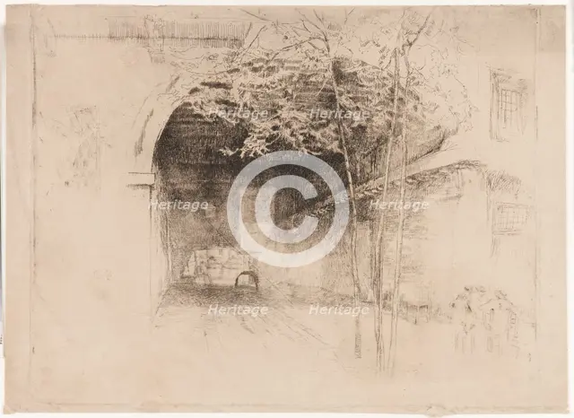 Traghetto, 1879-1880. Creator: James Abbott McNeill Whistler.