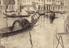 Traghetto San Felice, 1880s. Creator: Otto Henry Bacher