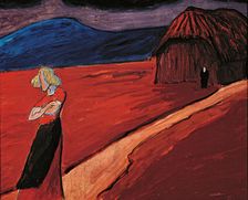 Tragic mood, 1910. Creator: Werefkin, Marianne, von (1860-1938)