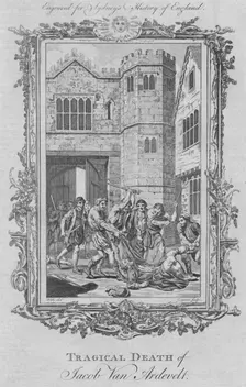 Tragical Death of Jacob Van Ardevelt 1773. Creator: Charles Grignion