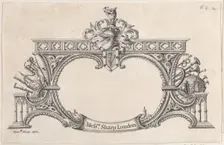 Trade Card, 19th century. Creator: Anon