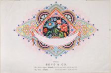 Trade Card for Boyd & Co., Printer, 19th century. Creator: Anon