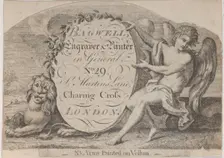 Trade Card for Bagwell, Engraver and Printer, 19th century. Creator: Anon